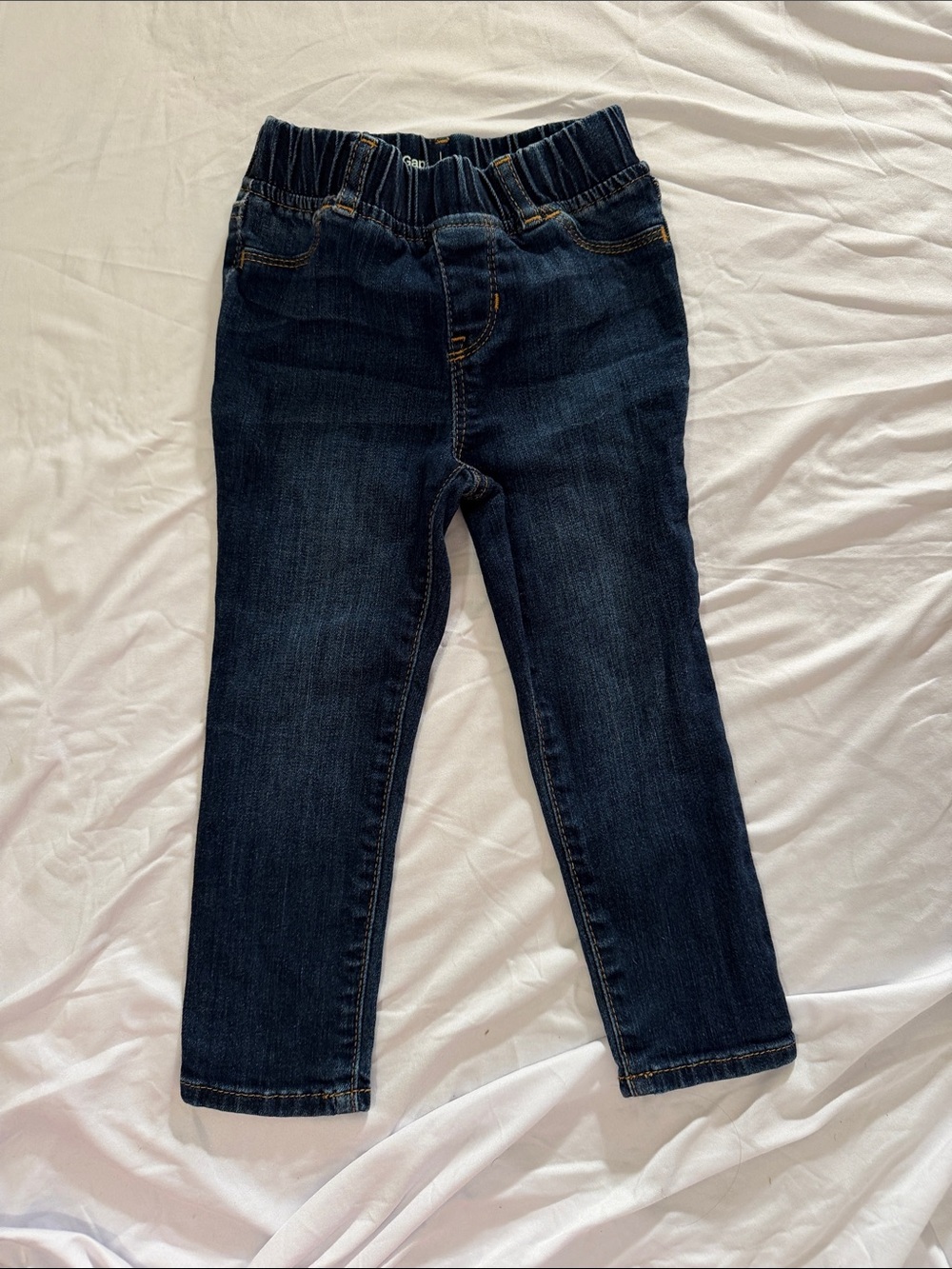 GAP Dark Blue Elastic Waist Kids Jeans